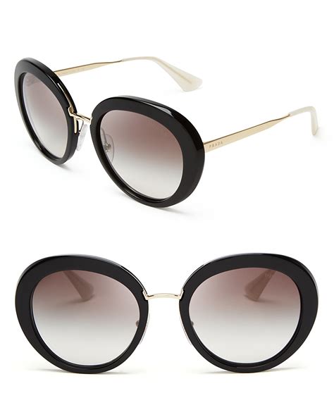 prada oversize round glasses|prada sunglasses for women price.